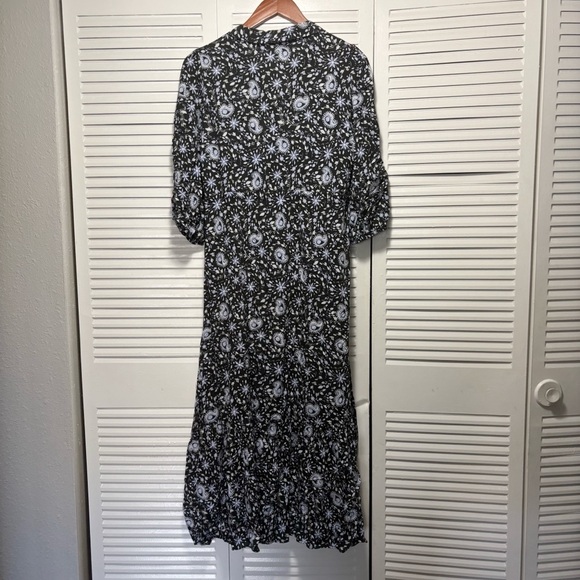 Zara Women's The Amanda Dress Floral Print Maxi Dress Flowy Tie Size XS - Picture 6 of 6